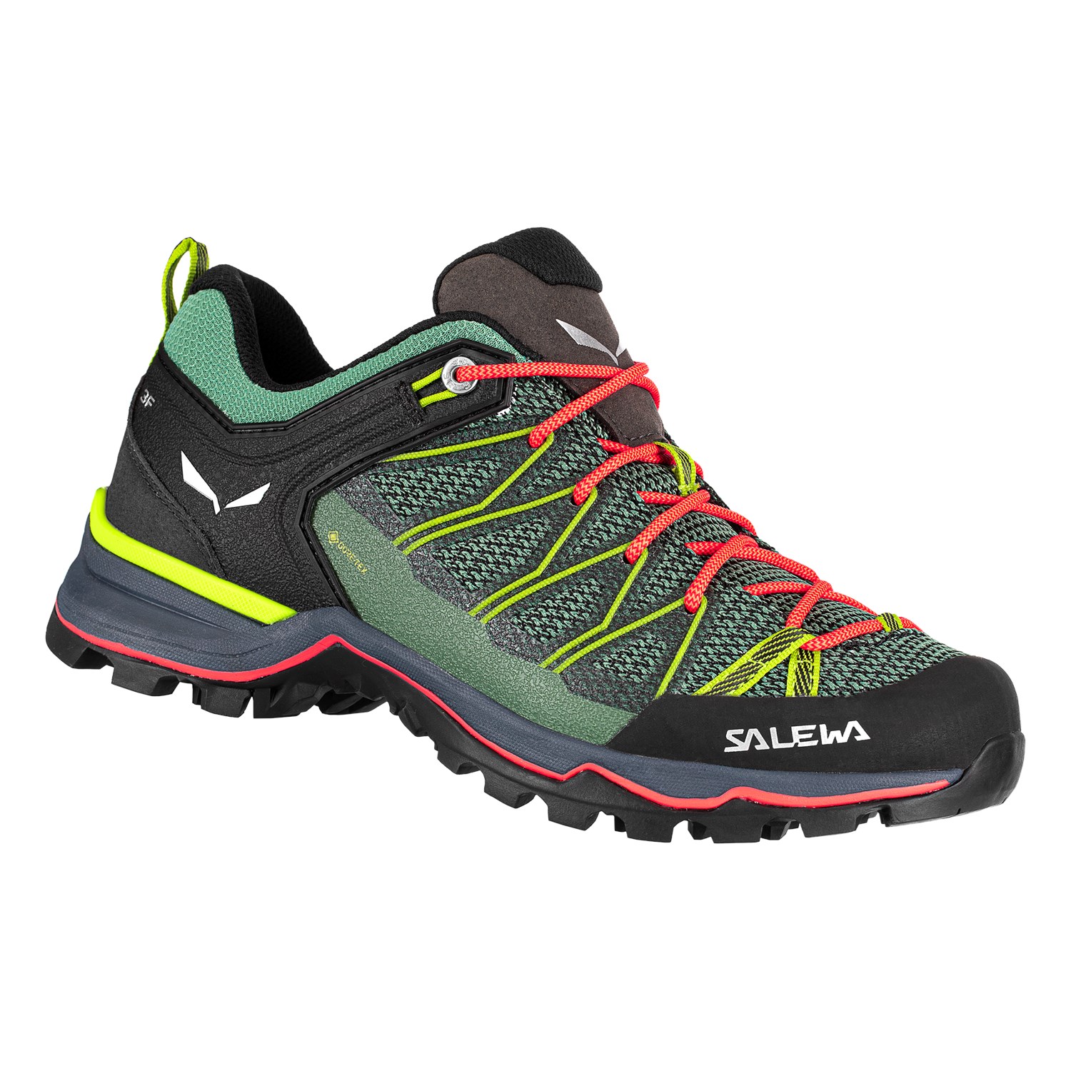 Zapatillas De Montaña Salewa Mountain Trainer Lite GORE-TEX® Mujer Verdes/Coral Mexico (NB1324658)